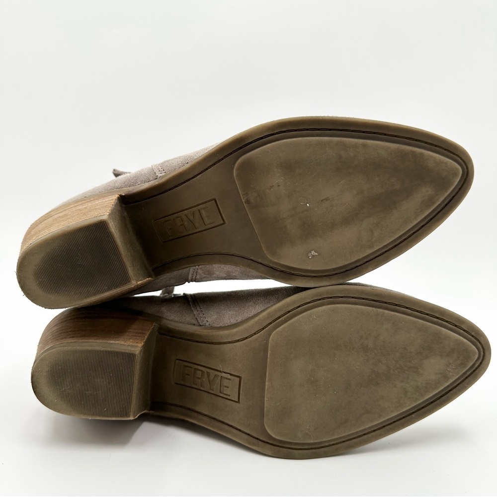 Frye Judith Zip Suede Ankle Booties - Picture 10 of 10